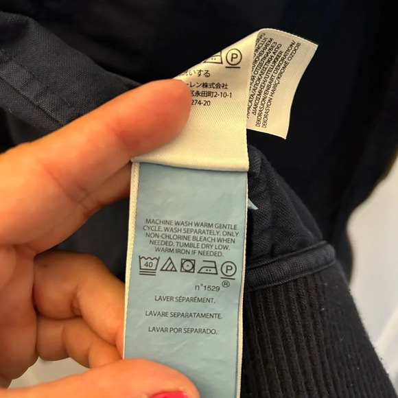 ! Polo By Ralph Lauren  Bomber Navy Blue Jacket Size XL - Picture 6 of 6